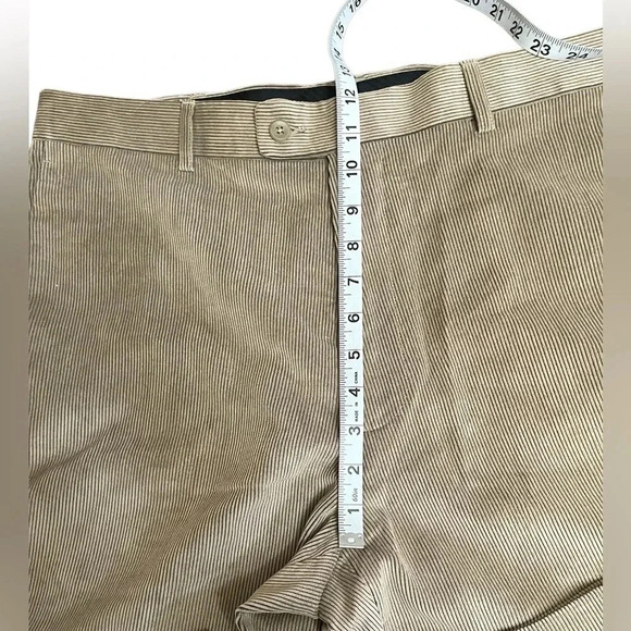 Perry Ellis Portfolio Easy Care Flat Front Corduroy Dress Pants Men’s 36”Wx32”L - Picture 11 of 15